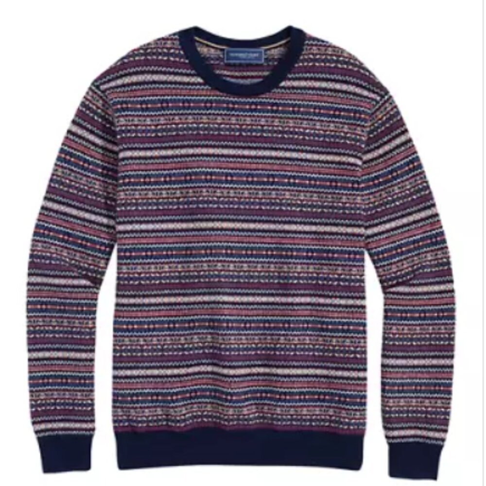 Vineyard Vines Men Fair Isle Crewneck Sweater